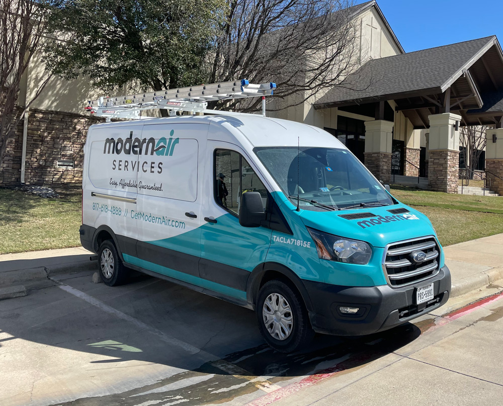 modernair services work van